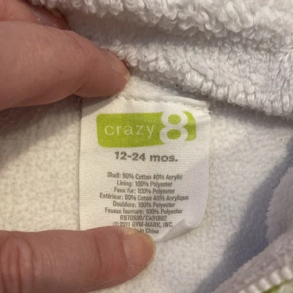 12-24 mos Crazy 8 sweater vest - Picture 2 of 4